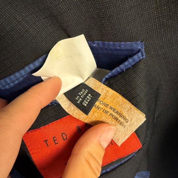 Ted Baker London Charcoal Gray Wool Blend Sport Coat Blazer Jacket Men’s 44R - Picture 10 of 12